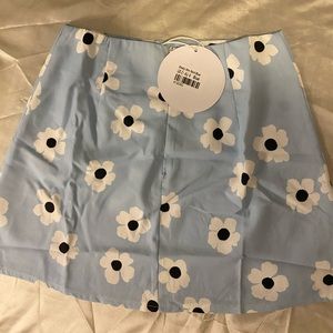 Princess Polly Shelly Mini Skirt (Blue)
